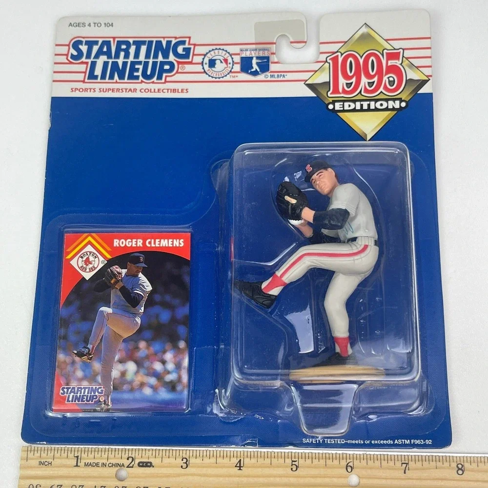 1995 Starting Lineup Roger Clemens Boston Red Sox SLU Kenner Sports Figure